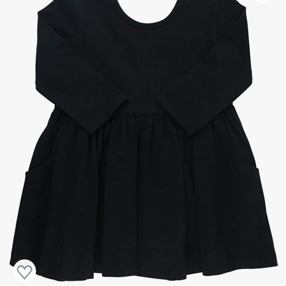 Rufflebutts black dress 18-24 months